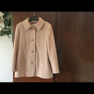 Calvin Klein Women's Beige Wool Jacket
